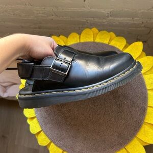 Dr. Martens Black Leather Clog Jorge II